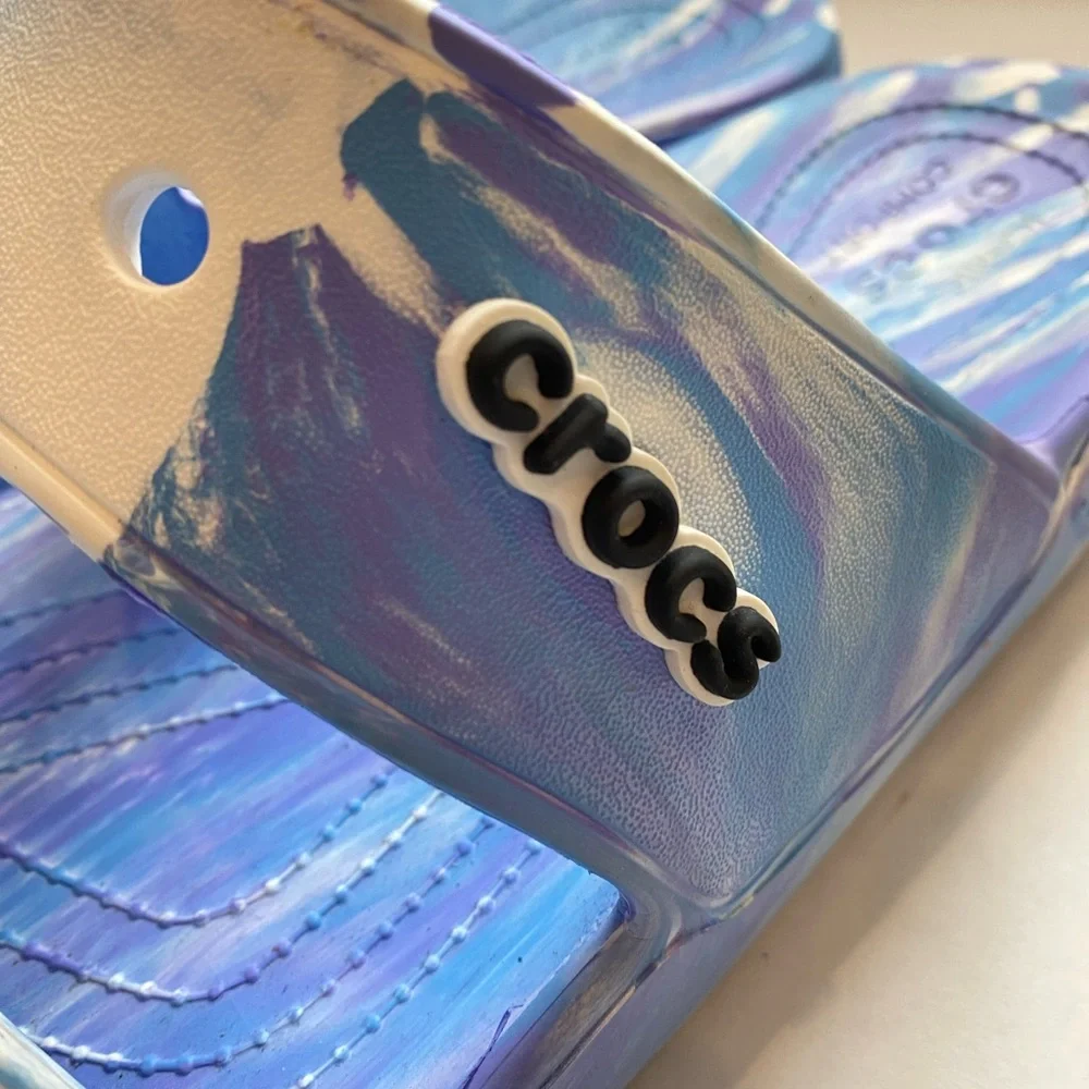 Crocs Classic Marbled Slide‎ Sandals